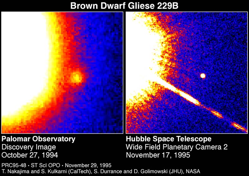 Gliese 229a mit 229b von
 http://oposite.stsci.edu/pubinfo/Pictures.html
