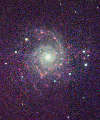Spiralgalaxie in Aufsicht: M 74